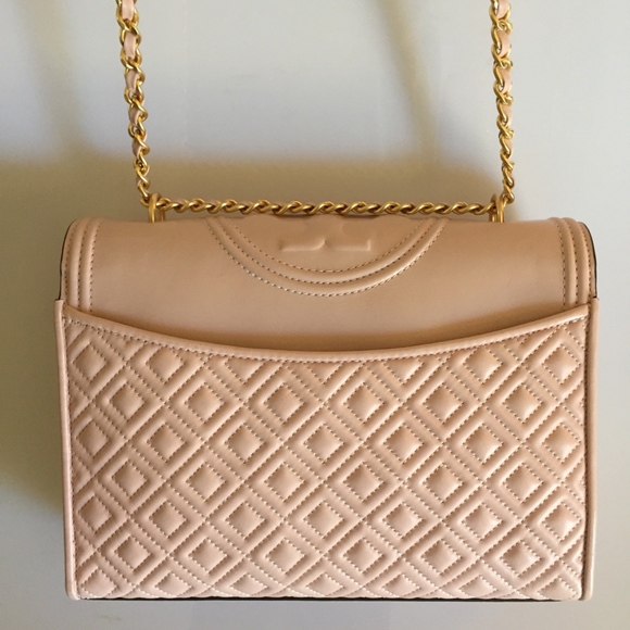 TORY BURCH Fleming Shell Pink Leather Convertible - Picture 5 of 8